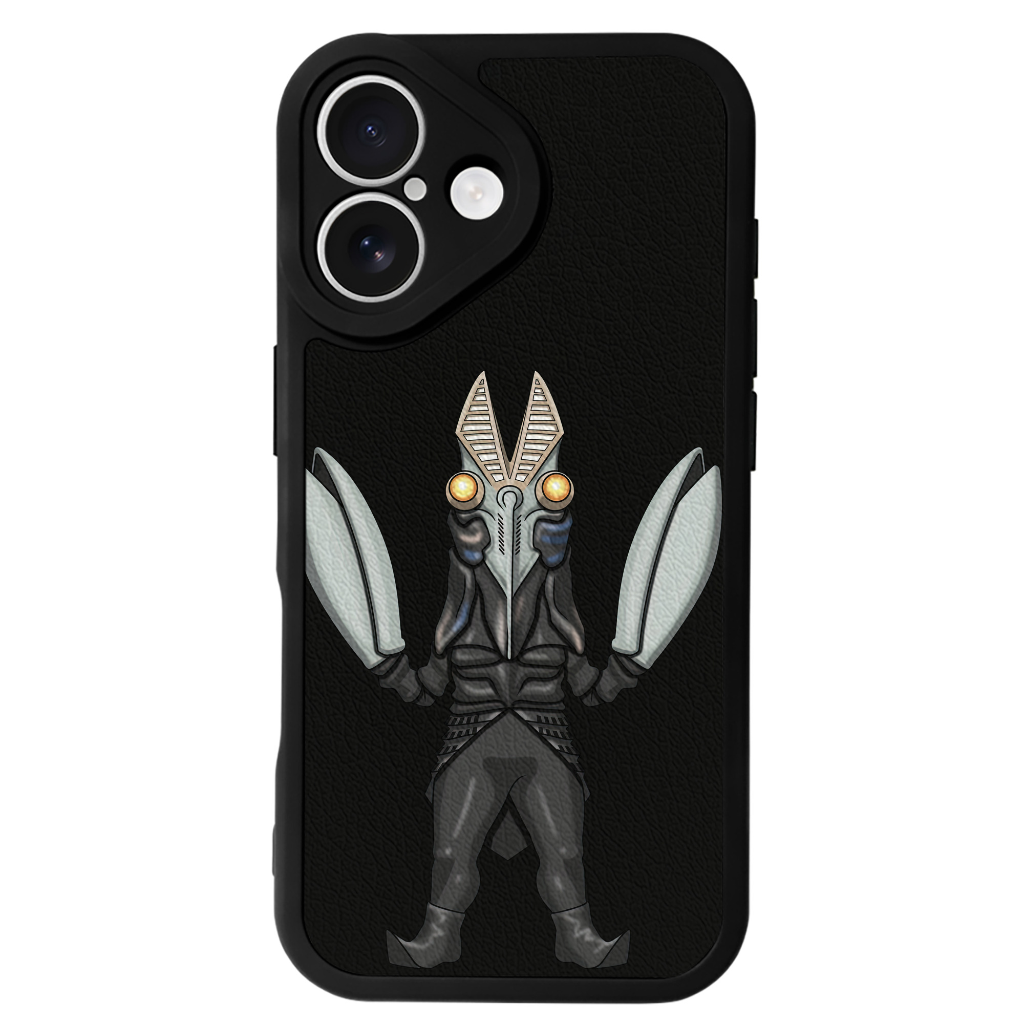 （画像用） ウルトラマン Ultraman 【iPhone 16シリーズ対応】シリコンスマホケース（レザー調） 材質：シリコン